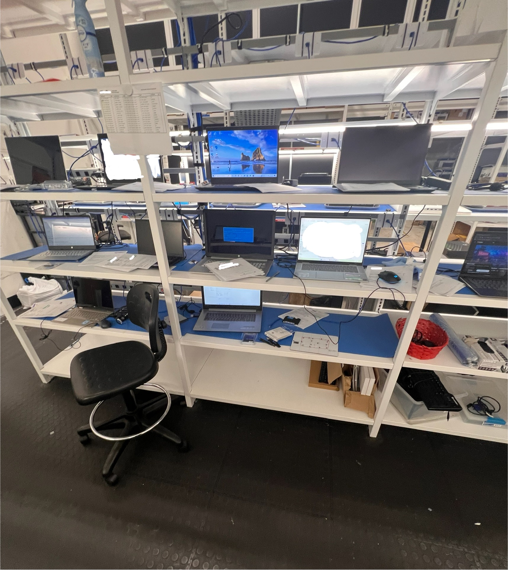 Desktop computer repair project showing custom PC build and hardware upgrade services